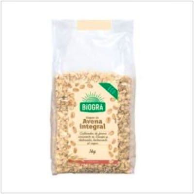 BIOGRA COPOS DE AVENA gruesos integrales 1kg. BIO