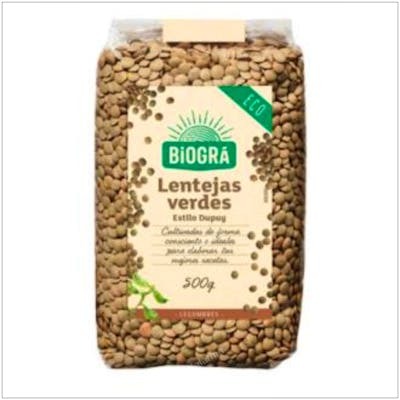 BIOGRA LENTEJAS VERDES 500GR BIO
