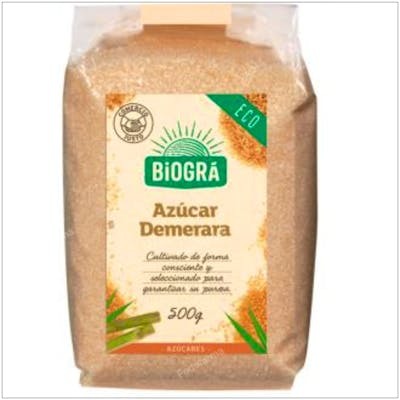 BIOGRA AZUCAR DEMERARA INTEGRAL COMERCIO JUSTO 500GR ECO