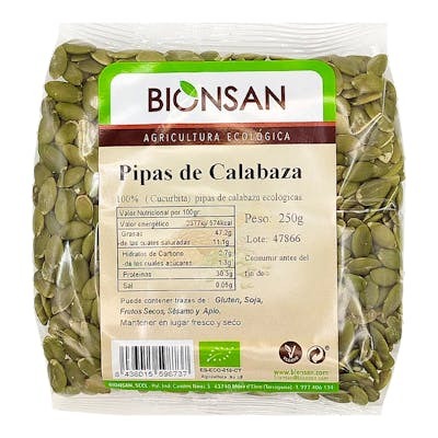 BIONSAN PIPAS DE CALABAZA CUCURBITA 250GR ECO
