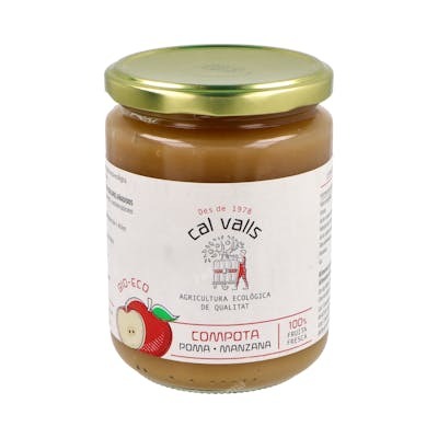 CAL VALLS COMPOTA DE MANZANA 400GR ECO