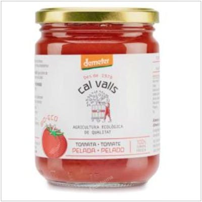 CAL VALLS TOMATE ENTERO PELADO 400GR DEMETER