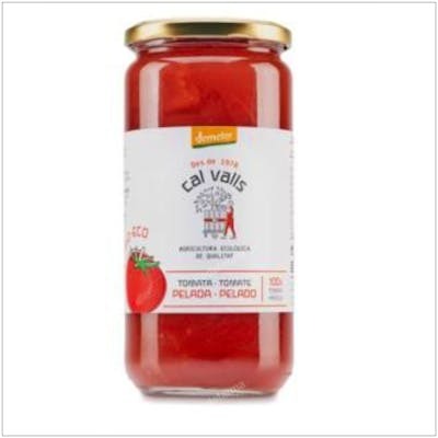 CAL VALLS TOMATE ENTERO PELADO 660GR DEMETER