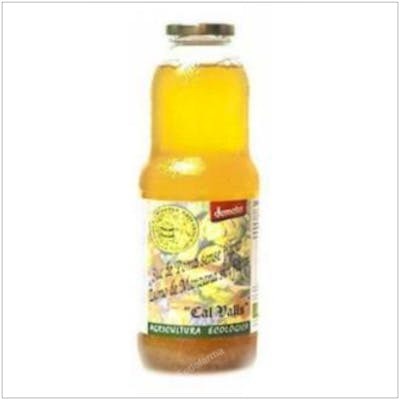 CAL VALLS ZUMO DE MANZANA sin filtrar 1lt. DEMETER