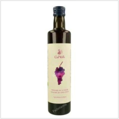 CAL VALLS VINAGRE DE VINO NEGRO CABERNET 500ML ECO