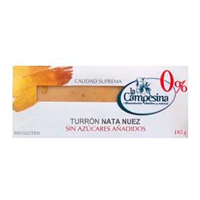 LA CAMPESINA TURRON NATA NUEZ 185 GR SG S/A