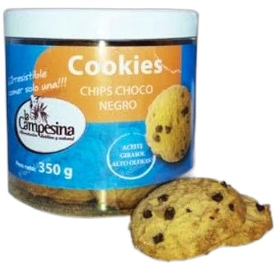 LA CAMPESINA SUPER COOKIES 0% CON CHIPS CHOCO BOTE 350GR