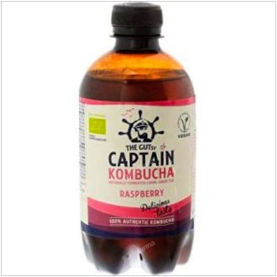 CAPTAIN KOMBUCHA FRAMBUESA 400ml. BIO