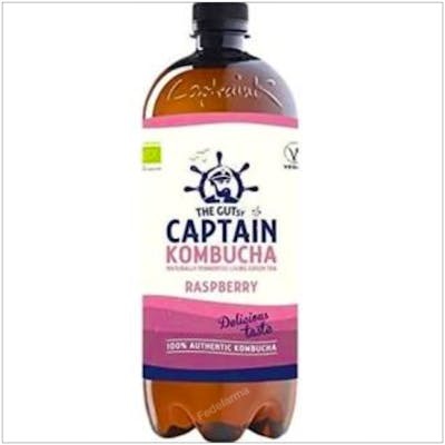 CAPTAIN KOMBUCHA FRAMBUESA 1LT BIO