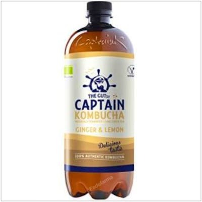 CAPTAIN KOMBUCHA JENGIBRE-LIMON 1LT BIO