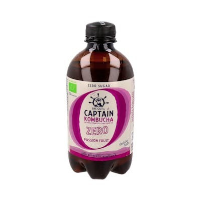 CAPTAIN KOMBUCHA ZERO FRUTAS DE LA PASION 400ML BIO