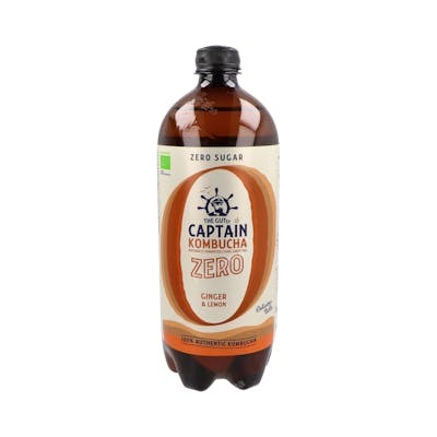 CAPTAIN KOMBUCHA ZERO JENGIBRE-LIMON 1LT BIO