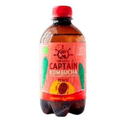 CAPTAIN KOMBUCHA MELOCOTON 400ML BIO