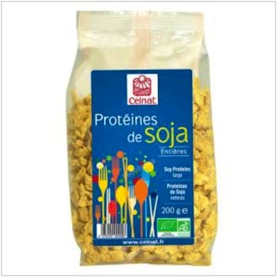 CELNAT SOJA TEXTURIZADA GRUESA ENTERA 200GR BIO
