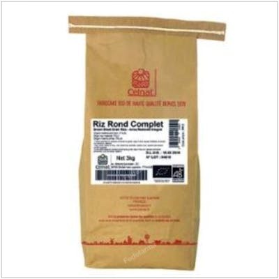 CELNAT ARROZ REDONDO INTEGRAL 3KG BIO