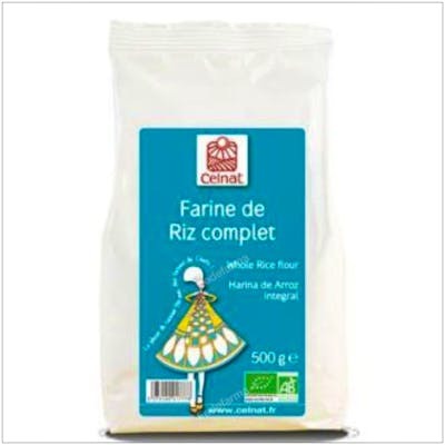 CELNAT HARINA DE ARROZ INTEGRAL 500GR BIO