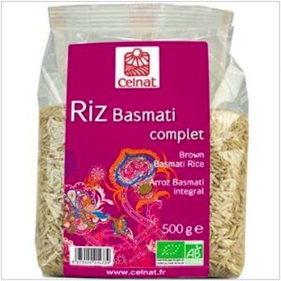 CELNAT ARROZ BASMATI INTEGRAL 500GR BIO