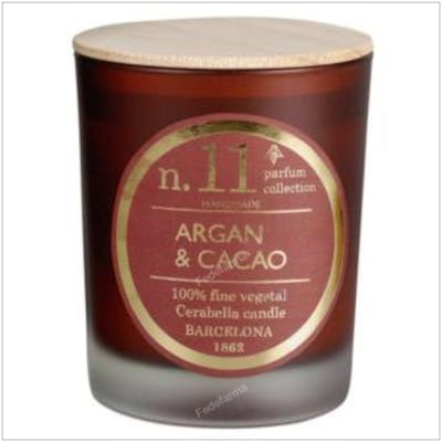 CERABELLA VELA VASO PERF11 ARGAN-CACAO 7,5X9CM 1UD