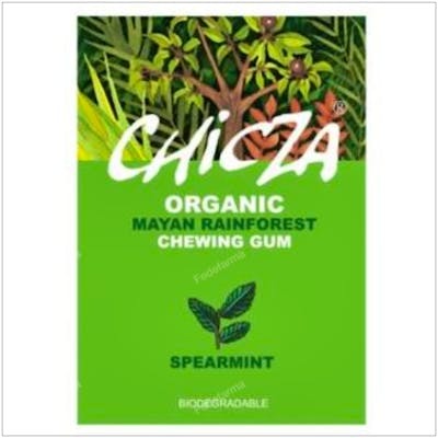 CHIZCA CHICLE ORGANICO sabor hierbabuena 8udsx30gr. BIO