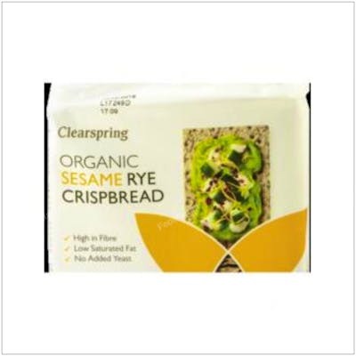 CLEARSPRING BISCOTES DE CENTENO+SESAMO 200GR BIO