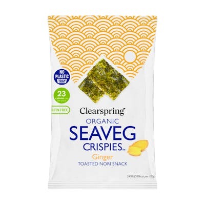 CLEARSPRING ALGA NORI con jengibre snack 4gr.