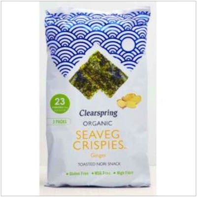 CLEARSPRING ALGA NORI CON JENGIBRE MULTIPACK SNACK 5UDSX4GR