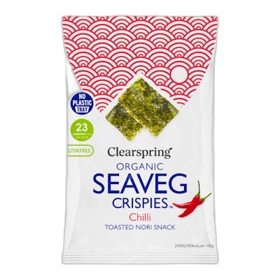 CLEARSPRING ALGA NORI tostada con chili snack 4gr.