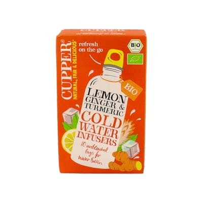 CUPPER LIMON-JENGIBRE-CURCUMA infusion fria 10bolsita BIO