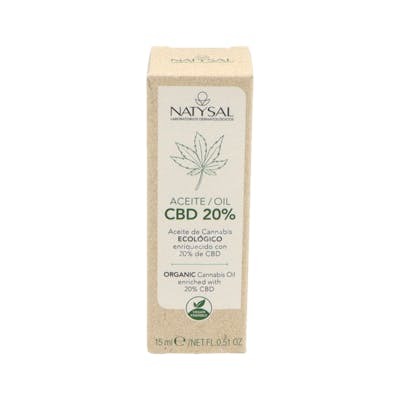 NATYSAL ACEITE DE CANNABIS 20% CBD 15ml. ECO