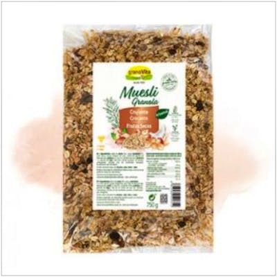 GRANOVITA MUESLI DE FRUTOS SECOS crujiente 750gr.