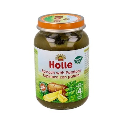 HOLLE POTITO ESPINACAS con patata 5meses 190gr. DEMETE