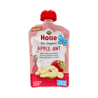 HOLLE SMOOTHIE APPLE ANT manzana-platano 6meses 100gr.