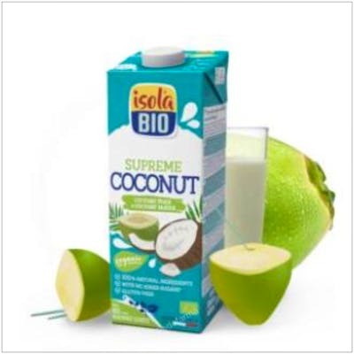 ISOLA BEBIDA VEGETAL DE COCO SUPREME 1lt 6uds.