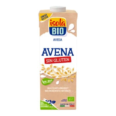 ISOLA BEBIDA VEGETAL DE AVENA sin gluten 1lt 6uds BIO S/LACT