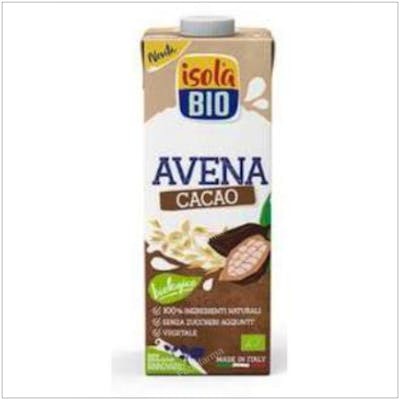 ISOLA BEBIDA VEGETAL DE AVENA Y CACAO 1LT 6UDS BIO S/A