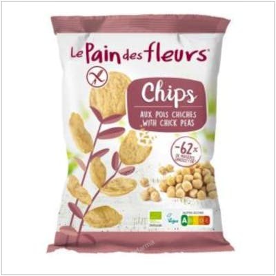 LE PAIN DES FLEURS CHIPS DE GARBANZOS 50gr. BIO SG VEGAN