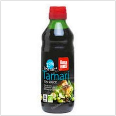 LIMA SALSA DE SOJA TAMARI 25% menos sal 250ml. BIO