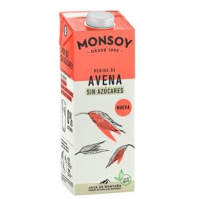 MONSOY BEBIDA VEGETAL DE AVENA 0% azucar 1lt 6uds. BIO