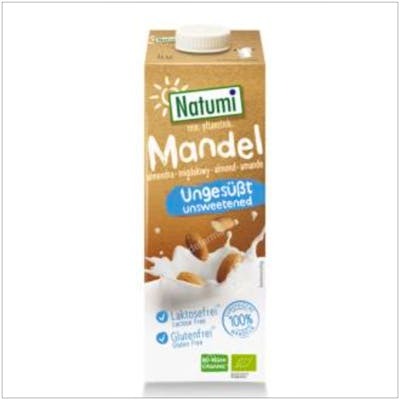 NATUMI BEBIDA VEGETAL DE ALMENDRA s/azucar 8udx1lt BIO SG