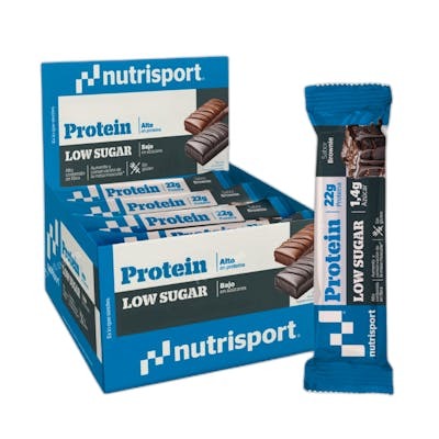 NUTRISPORT BARRITA LOW SUGAR CHOCO BROWNIE 16 BARRITAS