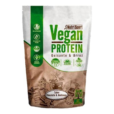NUTRISPORT VEGAN PROTEIN chocolate-avellana bolsa 468gr