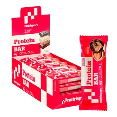 NUTRISPORT BARRITA PROTEICA AVELLANA-PRALINE 24UDS