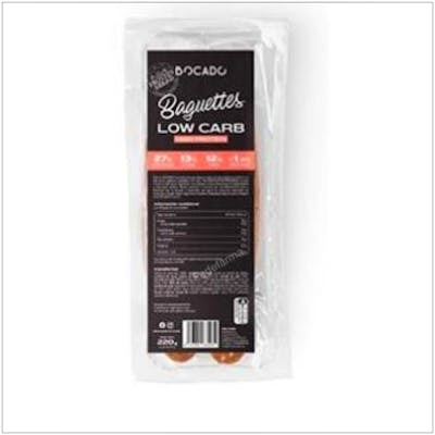 BOCADO BAGUETTE LOW CARB HIGH PROTEIN 2UDS