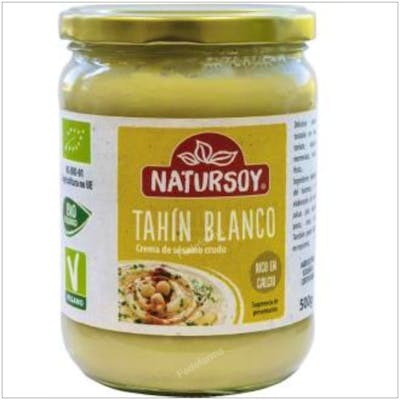 NATURSOY TAHIN BLANCO crudo 500gr.