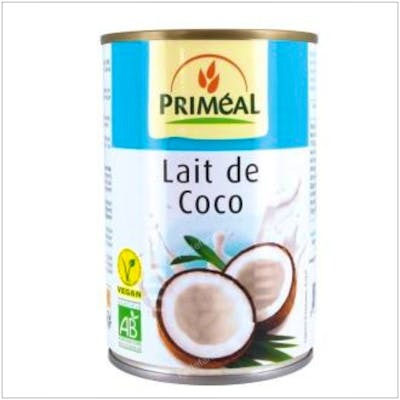 PRIMEAL LECHE DE COCO para cocinar 400ml. BIO VEGAN