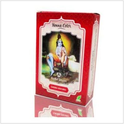 RADHE SHYAM HENNA POLVO CAOBA OSCURO 100GR