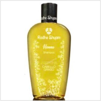RADHE SHYAM CHAMPU HENNA CABELLO GRASO 250ml.