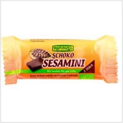 RAPUNZEL BARRITA SESAMINI con chocolate 4x27gr. BIO