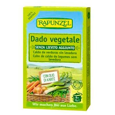RAPUNZEL CALDO VERDURAS SIN LEVADURA 8CUBITOS BIO