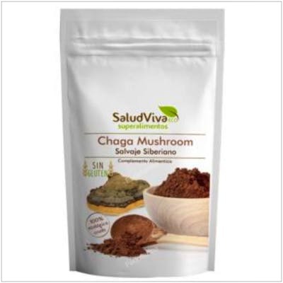 SALUD VIVA CHAGA MUSHROO EN POLVO 100GR BIO SG S/A VEGAN
